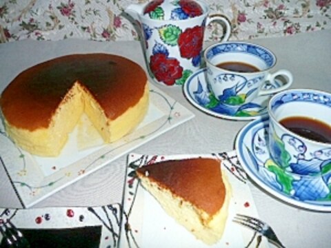 手軽に出来るチーズケーキ。